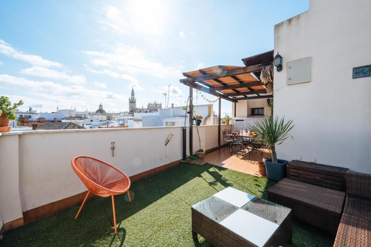 Homeyseville-Amazing Penthouse Giralda Views 8 Pax, Parking Optional Exteriör bild