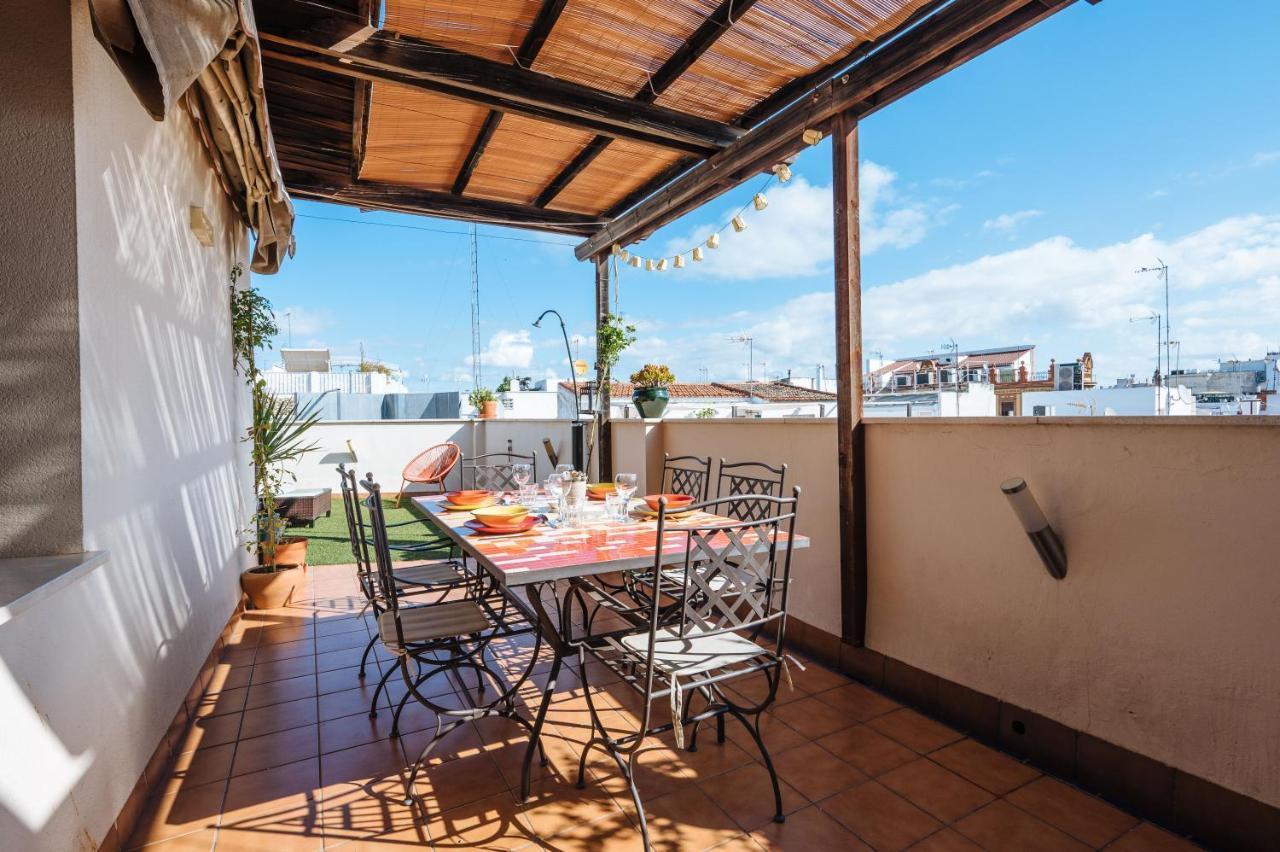 Homeyseville-Amazing Penthouse Giralda Views 8 Pax, Parking Optional Exteriör bild